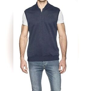 Under Armour Golf Storm 1/4 Zip Vest Academy Mens Charcoal Grey